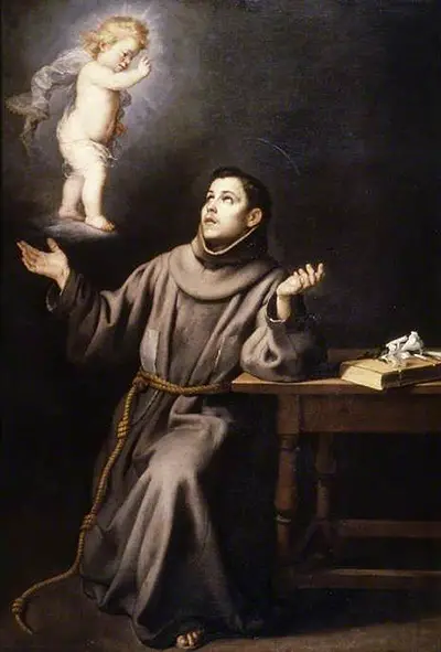 The Vision of Saint Anthony of Padua Bartolome Esteban Murillo